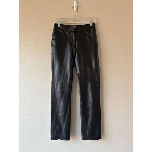 Vintage Bergdorf Goodman Supple Leather pants - Picture 1 of 7